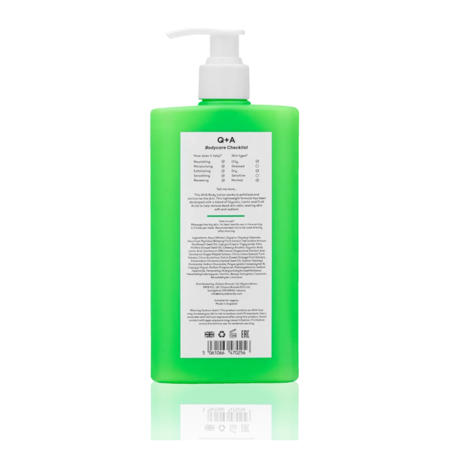 Лосьйон для тіла з AHA-кислотами Q+A AHA Body Lotion 250 мл - Фото 2 Лосьйон для тіла з AHA-кислотами Q+A AHA Body Lotion 250 мл - зображення 2