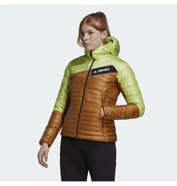 Микропуховик женский Terrex W Techrock Year-Round Primaloft коричневый M - изображение 2