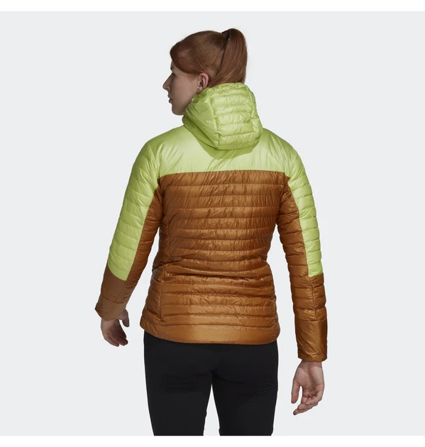 Микропуховик женский Terrex W Techrock Year-Round Primaloft коричневый M - изображение 4