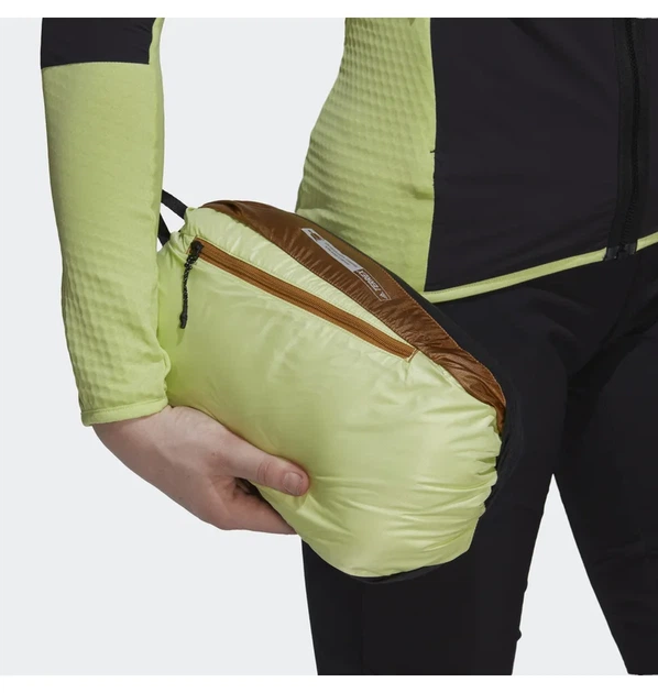 Микропуховик женский Terrex W Techrock Year-Round Primaloft коричневый S - изображение 8