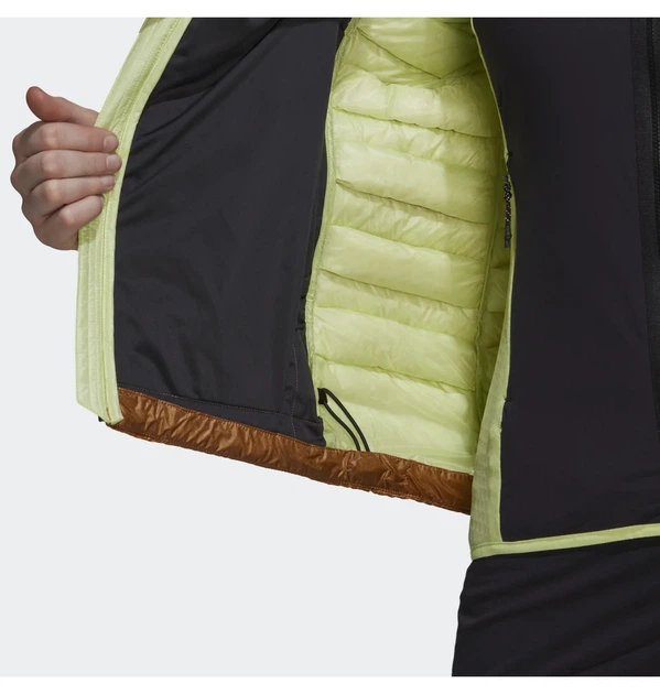 Микропуховик женский Terrex W Techrock Year-Round Primaloft коричневый S - изображение 9