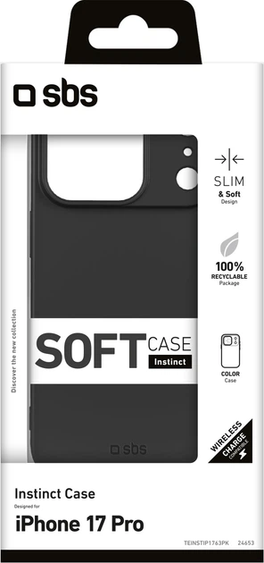 Чохол SBS Instinct для Apple iPhone 17 Pro Black (TEINSTIP1763PK) - зображення 2