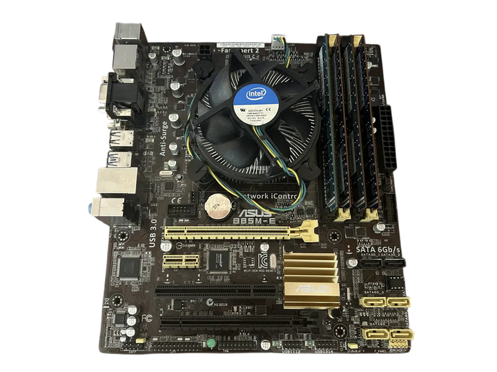 Игровой комплект Материнская плата Intel B85 + Intel Core i7-4790 + 16GB DDR3 Б/У - изображение 2