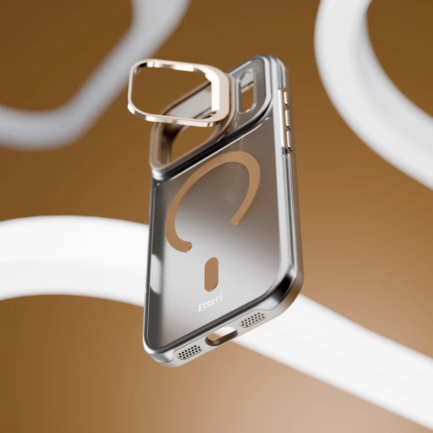 Чохол Etteri Morning Fog для Apple iPhone 17 Pro Brown (5907582342182) - зображення 5