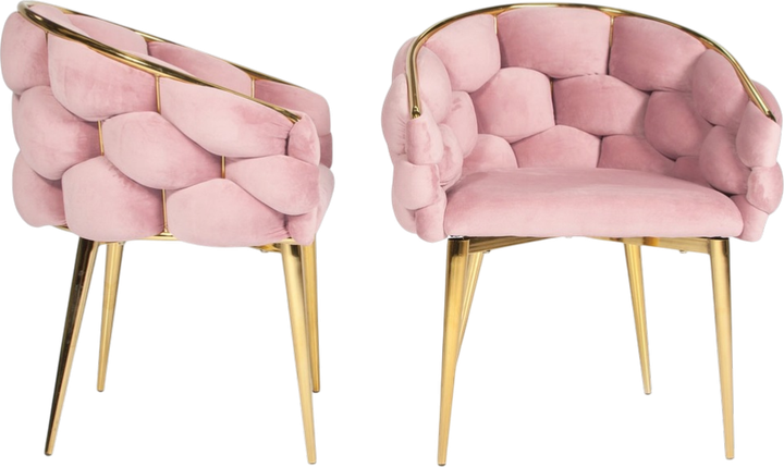 Крісло велюрове Hedo Balloon Рожеве 100084 (5907184130590) - зображення 3