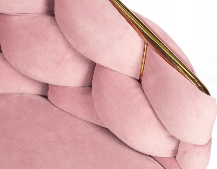 Крісло велюрове Hedo Balloon Рожеве 100084 (5907184130590) - зображення 7