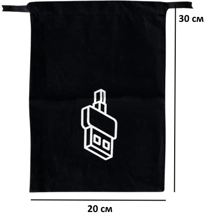 Набор ORGANIZE из девяти мешочков Maxi Черный (M-nabor-maxi-black) - изображение 5