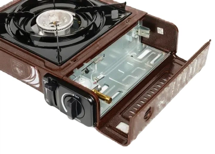 Портативная газовая плита Max MS-2500LPG с кейсом 2300W Brown (3_07904) - изображение 4