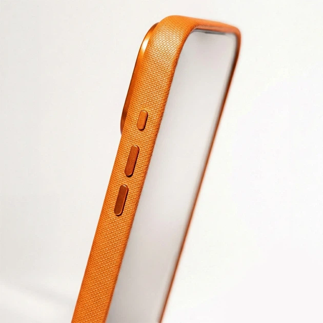 Etui plecki Etteri Elegant Mag Case do Samsung Galaxy S25 Orange (GSM274600) - obraz 6