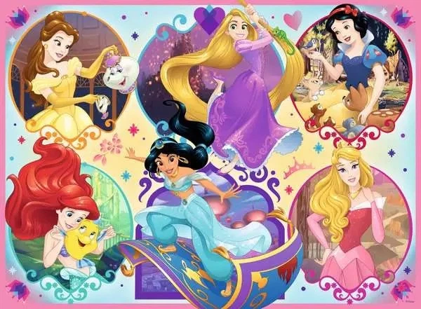 Puzzle Ravensburger Disney Princess Bądź silna bądź sobą XXL 100 elementów 10796 (4005556107964) - obraz 2
