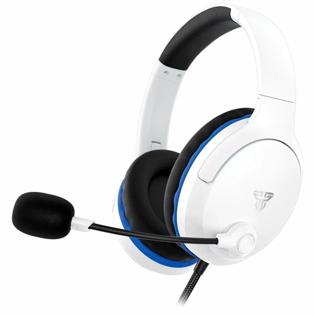 Игровые наушники Fantech MH89 Valor II 40мм белые с микрофоном для ПК PS4 PS5 смартфонов - Фото 1 Игровые наушники Fantech MH89 Valor II 40мм белые с микрофоном для ПК PS4 PS5 смартфонов - зображення 1