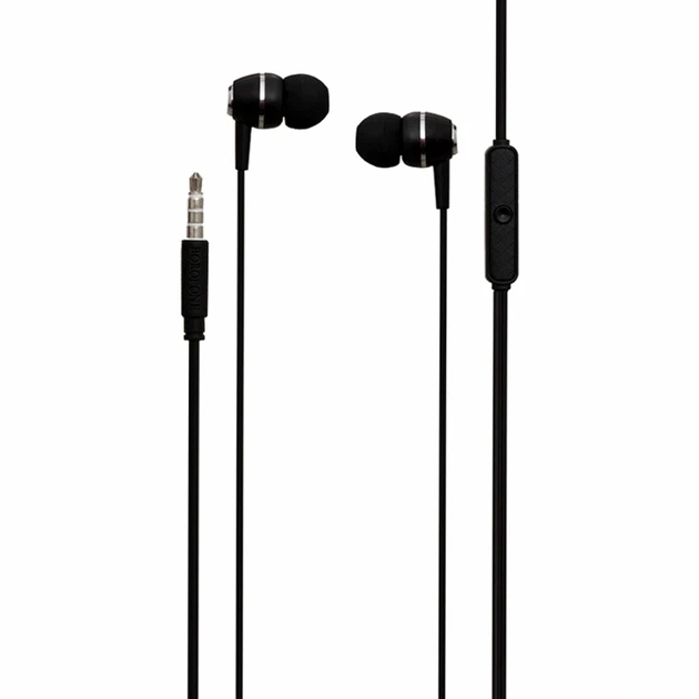 Вакуумные наушники Borofone BM36 Acura 10мм 1.2м AUX черный для музыки и звонков - Фото 1 Вакуумные наушники Borofone BM36 Acura 10мм 1.2м AUX черный для музыки и звонков - изображение 1