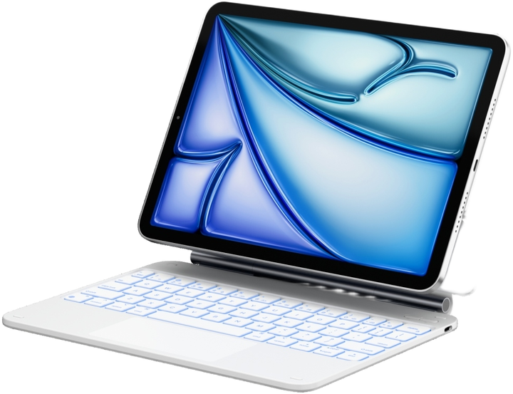 Etui z klawiaturą Typecase Edge do Apple iPad Air 11" 2024/2025 White (6979284780295) - obraz 2