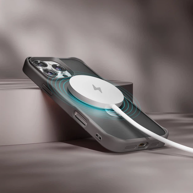 Etui plecki Etteri Matt Mag Ring Case do Apple iPhone 17 Pro Grey (GSM194423) - obraz 8