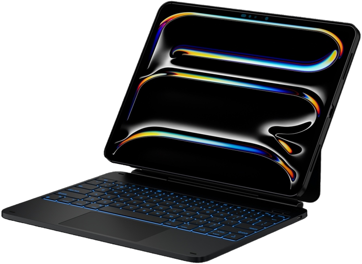 Etui z klawiaturą Typecase Edge+ do Apple iPad Air 13" 2024/2025 Carbon Fiber (6979284780363) - obraz 2