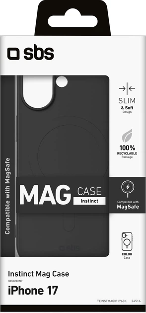 Etui SBS Instinct Mag do Apple iPhone 17 Black (TEINSTMAGIP1763K) - obraz 2