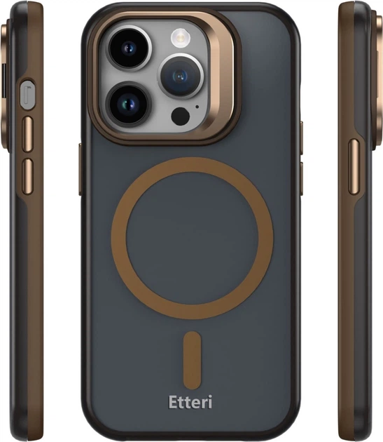 Etui plecki Etteri Morning Fog Case do Apple iPhone 14 Pro Brown (GSM196680) - obraz 3