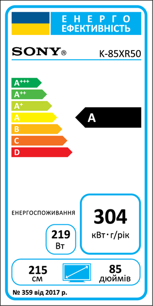 Телевизор Sony MiniLED 85" BRAVIA 5 K-85XR50 - изображение 2