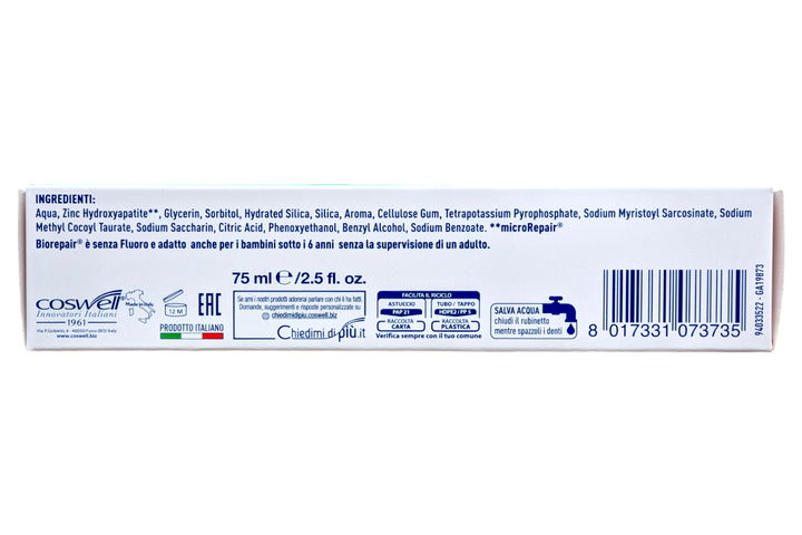 Зубна паста тотальний захист відновлююча BIOREPAIR dent.total protective repair 75 мл. - зображення 2