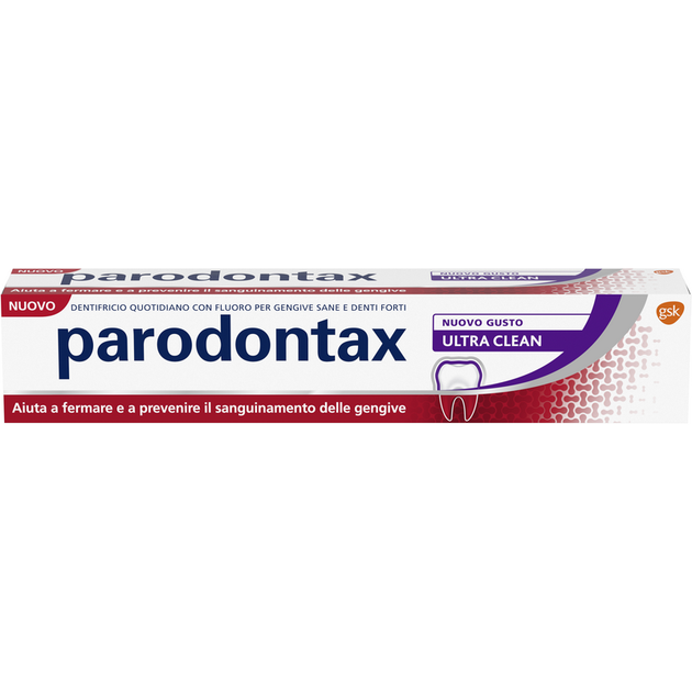 Зубна паста проти кровоточивості ясен очищаюча PARODONTAX dent.ultraclean 75 мл. - Фото 1 Зубна паста проти кровоточивості ясен очищаюча PARODONTAX dent.ultraclean 75 мл. - изображение 1