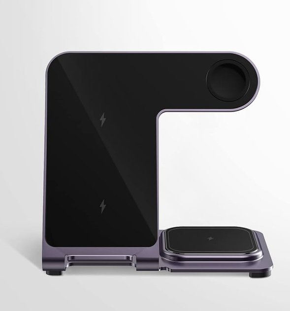 Беспроводная зарядная станция Intoval 3 в 1 Y9 для Apple - Фото 1 Беспроводная зарядная станция Intoval 3 в 1 Y9 для Apple - изображение 1