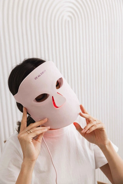 Світлодіодна LED маска для мікрострумової фототерапії Beautifly Aura Glam (5903003702542) - зображення 12