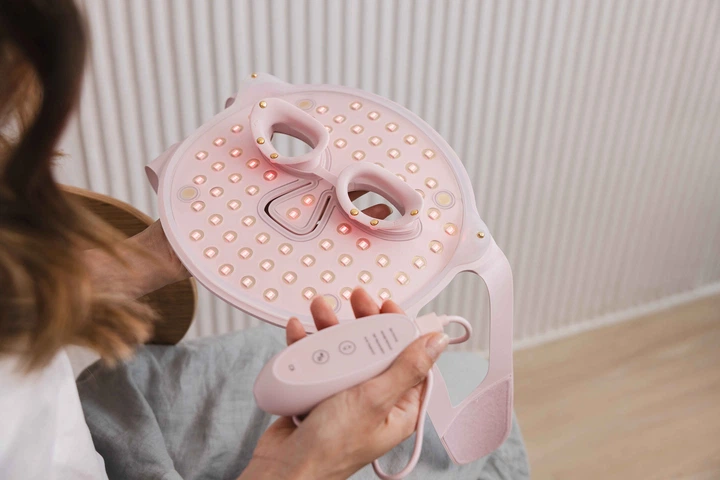 Світлодіодна LED маска для мікрострумової фототерапії Beautifly Aura Glam (5903003702542) - зображення 13