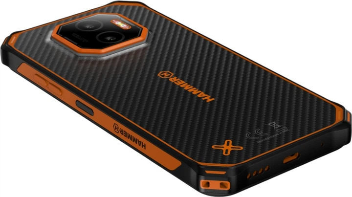 Мобільний телефон Hammer Energy X2 6/128GB Black-Orange (TEL001059) - зображення 8