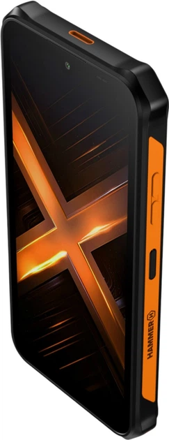Мобільний телефон Hammer Energy X2 6/128GB Black-Orange (TEL001059) - зображення 10