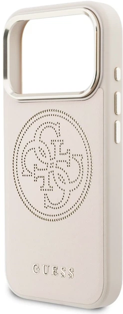 Чохол Guess Perforated 4G MagSafe для Apple iPhone 17 Pro Pink (GUHMP17L5PG4SRGP) - зображення 6