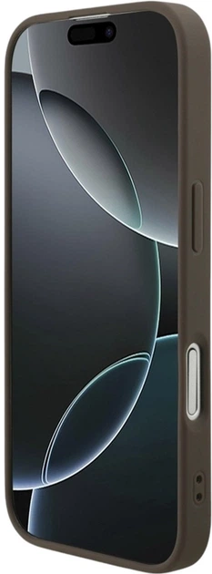 Чохол Guess 4G Strap Triangle Logo MagSafe для Apple iPhone 17 Brown (GUHMP17SP4TSDPPSW) - зображення 4