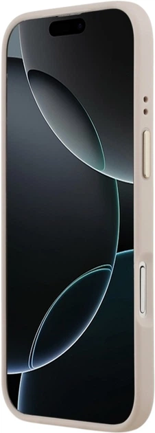 Etui Guess 4G Strass Logo & Big Strap Metal Buttons MagSafe do Apple iPhone Air Pink (GUHMP17MP4G4DCSP) - obraz 5