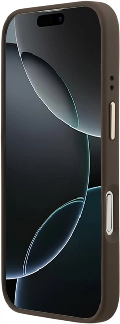 Чохол Guess 4G Strass Logo MagSafe для Apple iPhone 17 Brown (GUHMP17SP4GRMDEW) - зображення 5