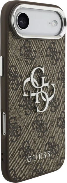 Чохол Guess 4G Big 4G Classic Logo для Apple iPhone Air Brown/Silver (GUHCP17MP4G4SMCW) - зображення 4