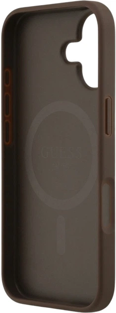 Чохол Guess 4G Circle Classic Logo MagSafe для Apple iPhone 17 Brown (GUHMP17SP4PGRSGW) - зображення 7
