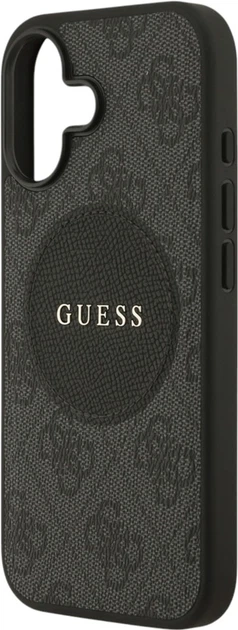 Etui Guess 4G Circle Classic Logo MagSafe do Apple iPhone 17 Black (GUHMP17SP4PGRSGK) - obraz 6