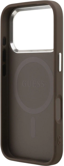 Чохол Guess 4G Classic Logo MagSafe для Apple iPhone 17 Pro Brown (GUHMP17LP4GSSMCW) - зображення 7