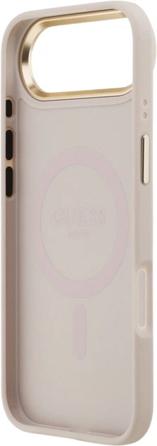 Etui Guess 4G Strass Logo MagSafe do Apple iPhone Air Pink (GUHMP17MP4GRMDEP) - obraz 7