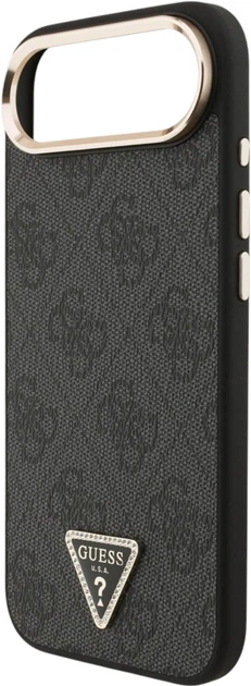 Etui Guess 4G Triangle Logo MagSafe do Apple iPhone Air Black/Gold (GUHMP17MP4GTDGMK) - obraz 6