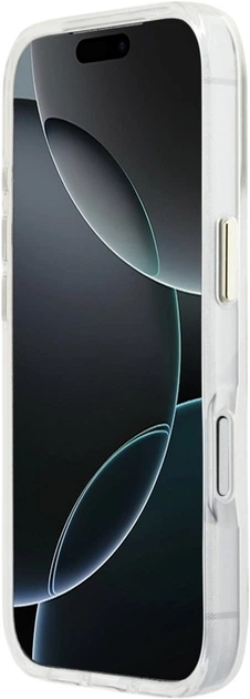 Etui Guess IML 4G Script Metal do Apple iPhone 17 Pro Max White (GUHCP17X5HC4MLSH) - obraz 5