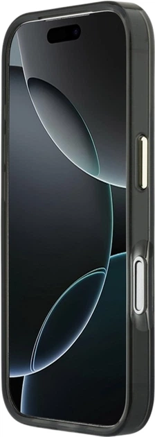 Etui Guess IML 4G Script Metal do Apple iPhone 17 Pro Black (GUHCP17L5HC4MLSK) - obraz 5