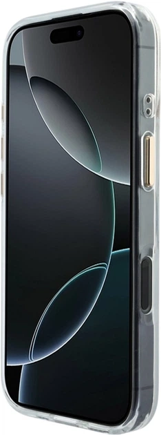 Etui Guess IML Gradient Script Metal MagSafe do Apple iPhone 17 White (GUHMP17S5HTGMCSH) - obraz 5