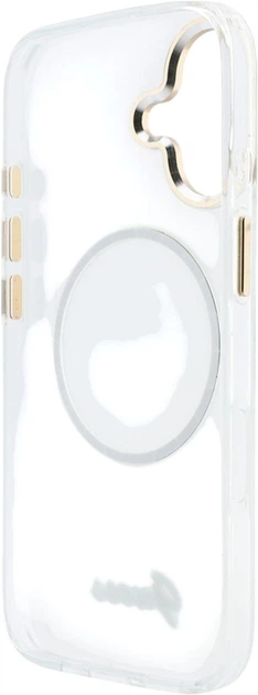 Etui Guess IML Gradient Script Metal MagSafe do Apple iPhone 17 White (GUHMP17S5HTGMCSH) - obraz 7