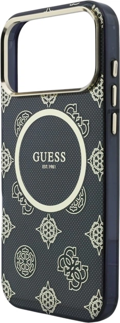 Чохол Guess IML Peony Dot MagSafe для Apple iPhone 17 Pro Max Black (GUHMP17X5HPOEDK) - зображення 6