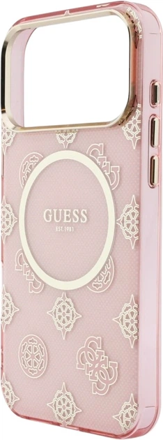 Чохол Guess IML Peony Dot MagSafe для Apple iPhone 17 Pro Max Pink (GUHMP17X5HPOEDP) - зображення 6