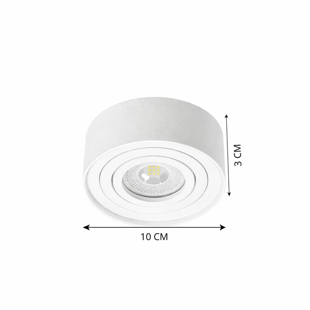 Точечный светильник Berger 3029-DL-1 White GU10 max 1x35 Вт - изображение 3