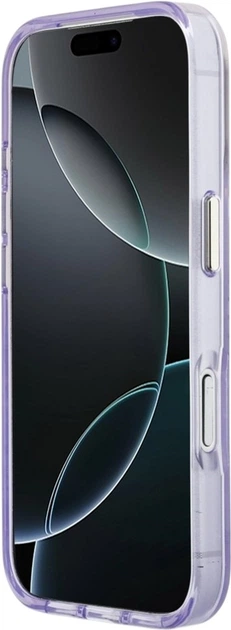 Etui Guess IML Shell Script Metal MagSafe do Apple iPhone 17 Pro Max Violet (GUHMP17X5HTPMCSU) - obraz 5