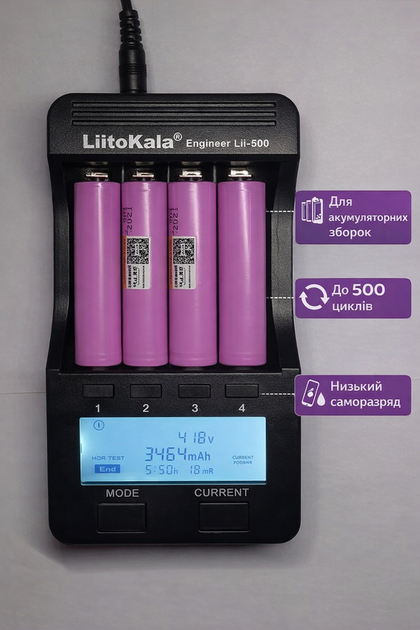 Аккумулятор Samsung INR18650-35E 3500 mAh 3.7 В Li-ion батарея формата 18650для пауэрбанков, фонарей, DIY сборок батарей и электроники, высокой емкости элемент питания Samsung 35E - изображение 2