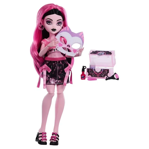 Лялька Monster High Таємні ритуали краси Дракулори (JHK43) - Фото 1 Лялька Monster High Таємні ритуали краси Дракулори (JHK43) - зображення 1