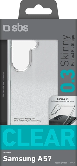 Etui SBS Skinny Cover do Samsung Galaxy A57 Transparent (TESKINSAA57T) - obraz 2